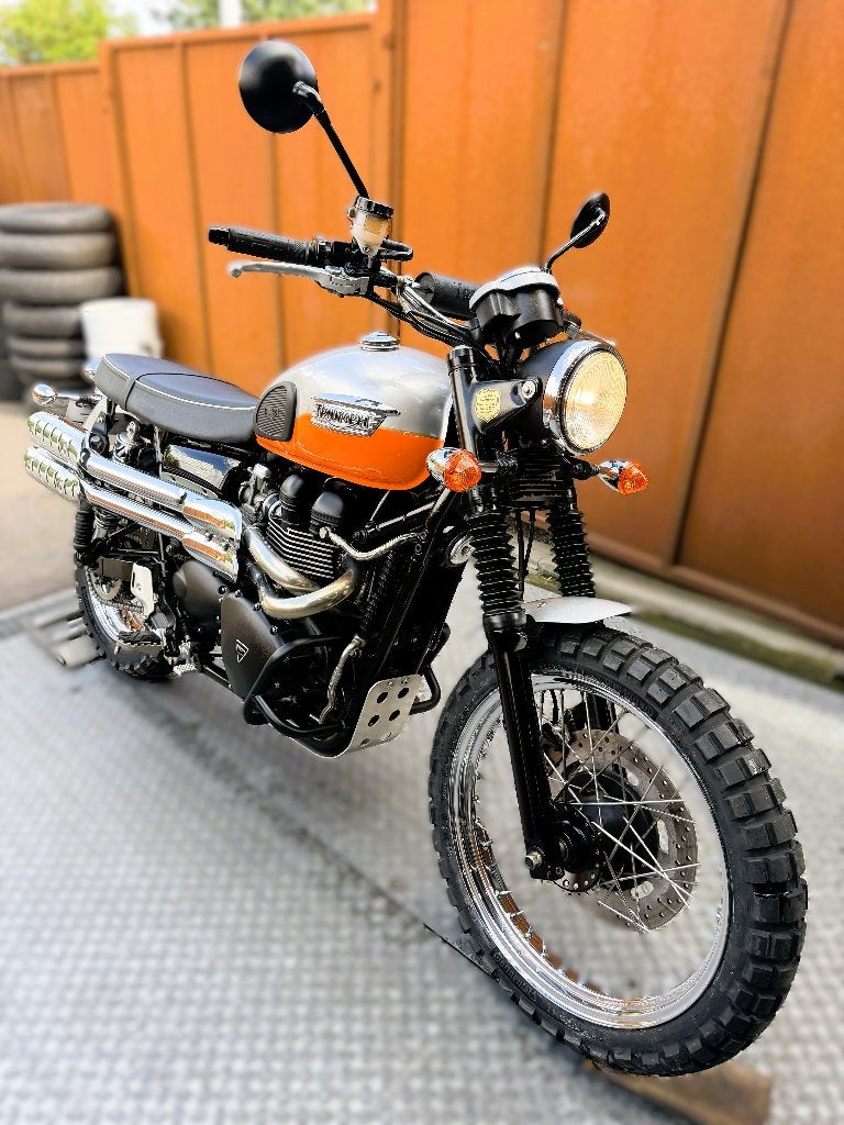 triumph scrambler 865cm³ 2008 état proche du neuf gar 1.2.3, Permis Moto A, Entreprise, 865 cm³, Plus de 35 kW