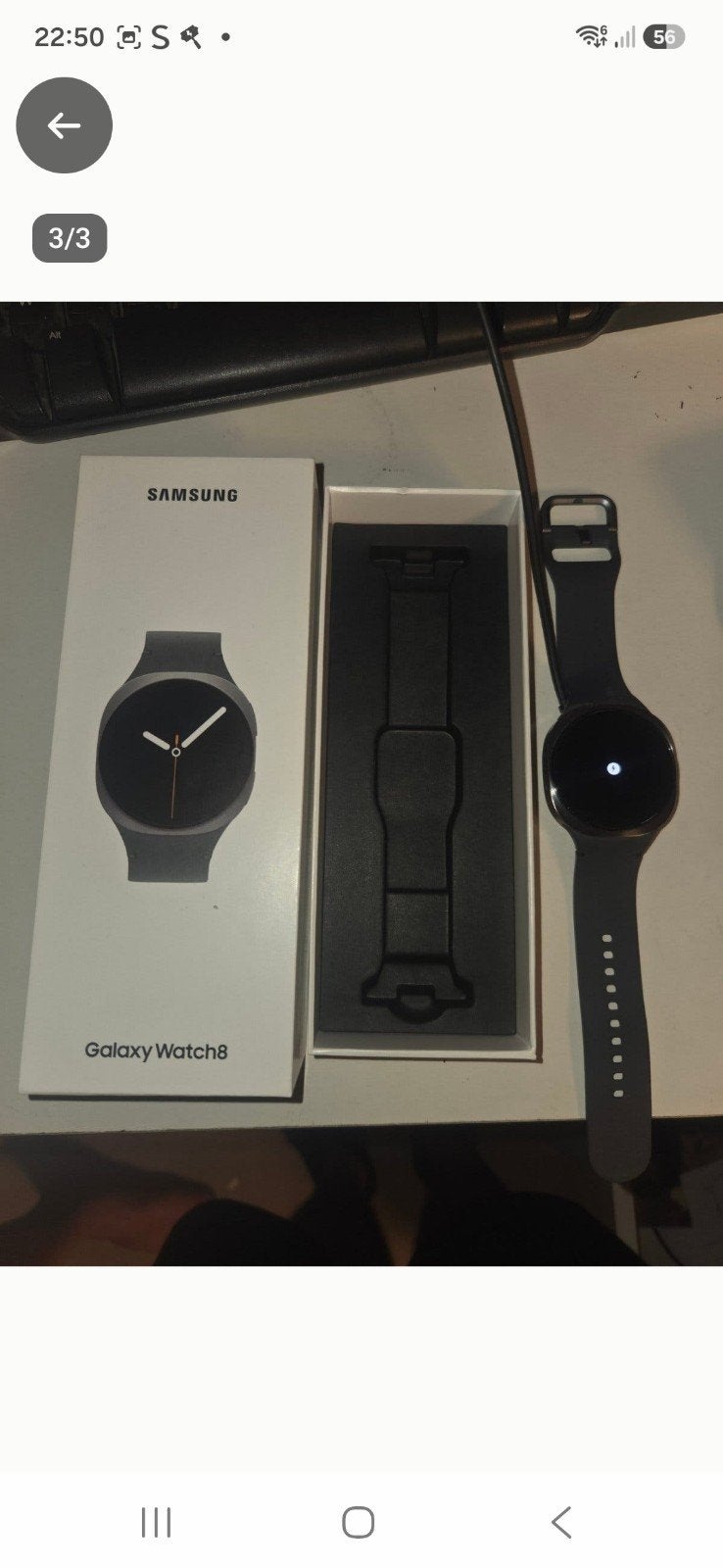 samsung galaxy iwach 8- 40mm, Handtassen en Accessoires, Ophalen, Zwart, Zo goed als nieuw, Waterdicht