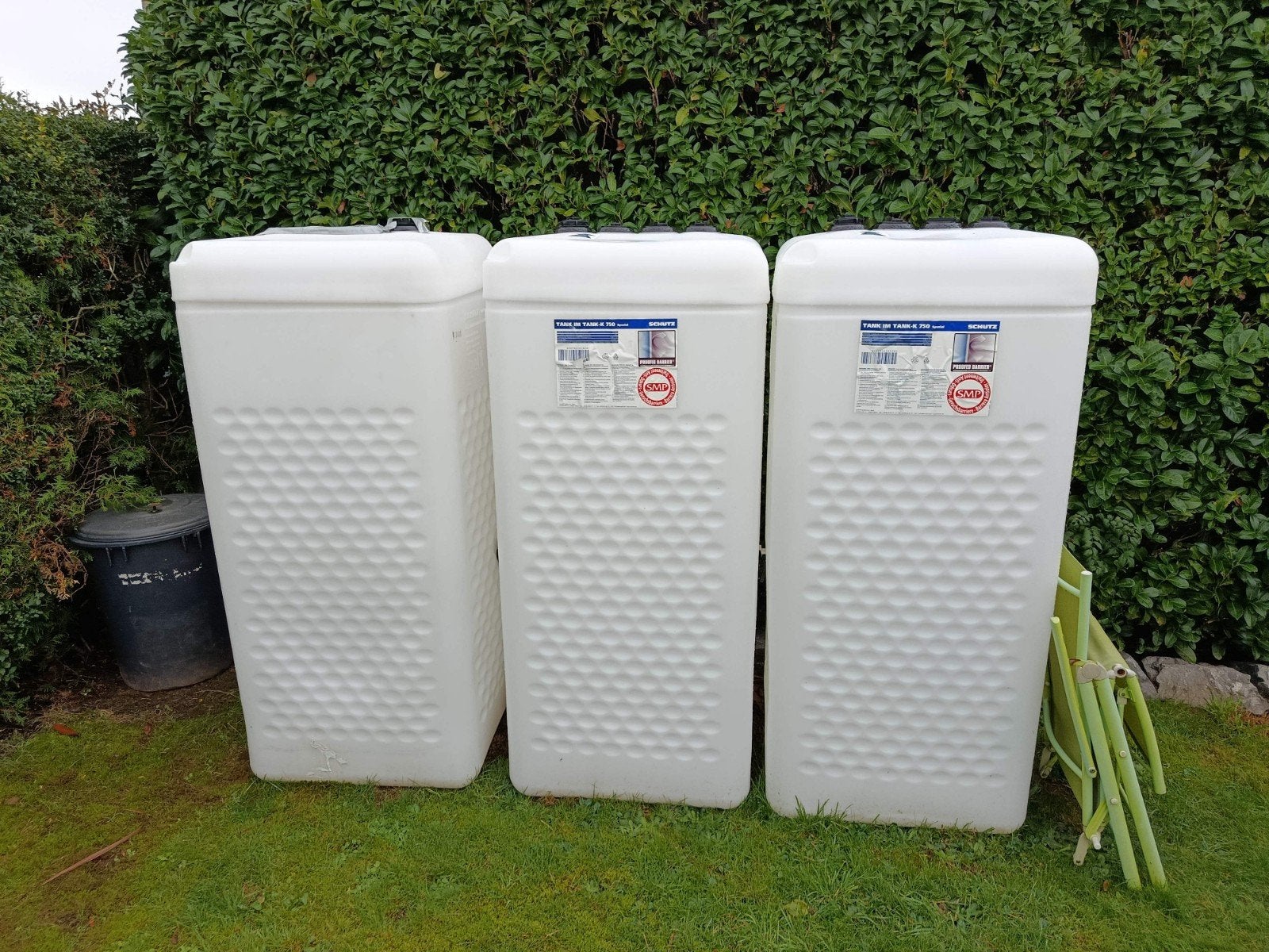 citerne mazout 750l 3x, Enlèvement
