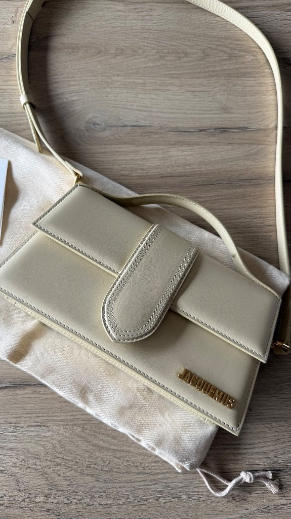 Jacquemus le grand bambino ivory, Enlèvement ou Envoi, Neuf, Beige, Autres types