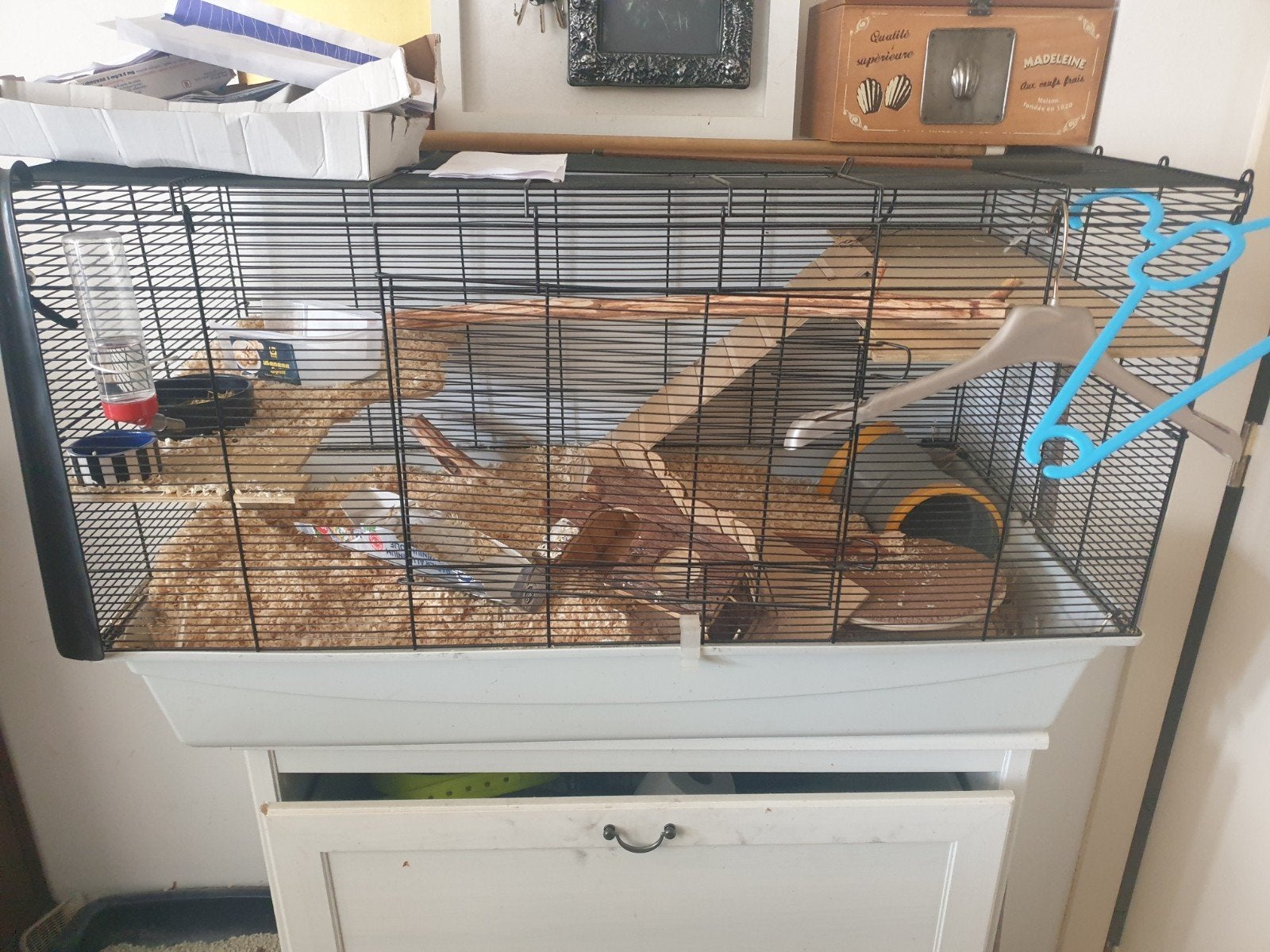 hamsterkooi  groot, Dieren en Toebehoren, Kooi, Zo goed als nieuw, Cavia, 75 tot 110 cm