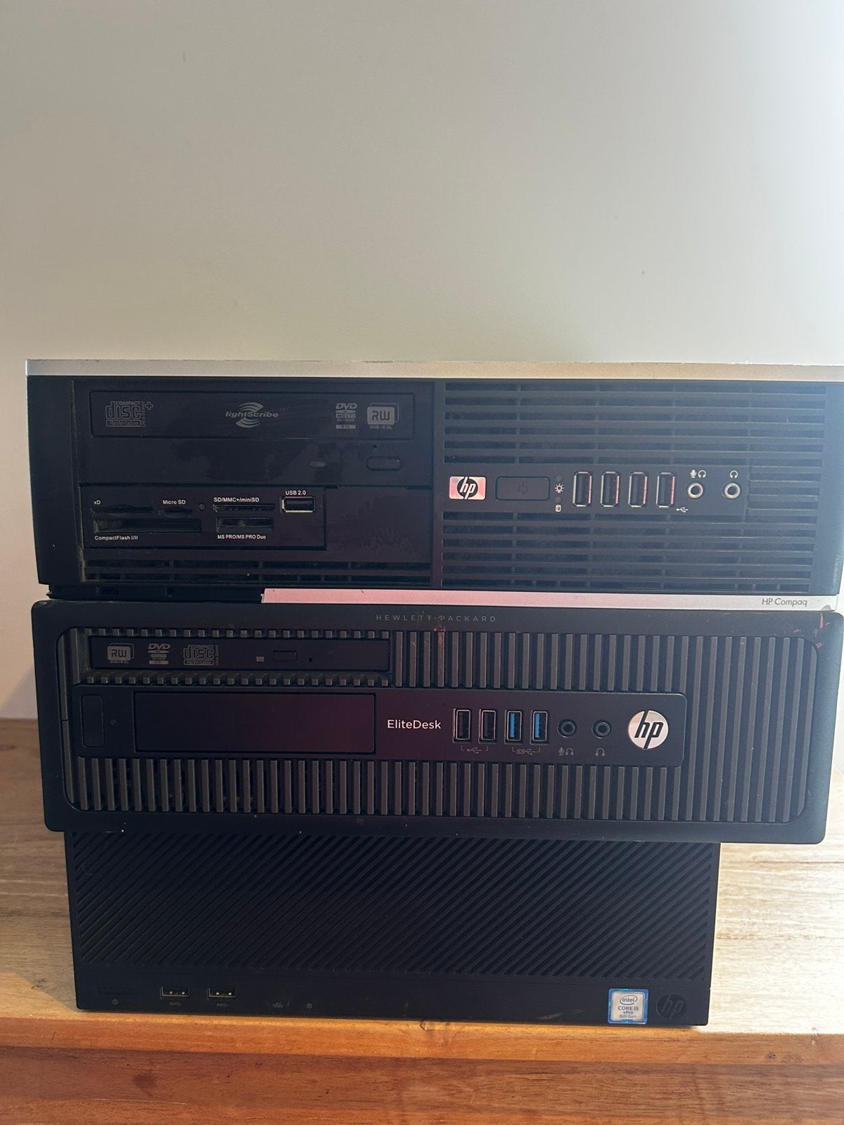 Lot 3 tour PC HP (prix pour le lot), Informatique & Logiciels, Enlèvement
