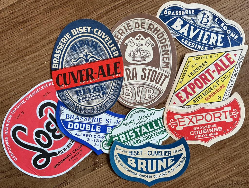 Lot d'étiquettes de bière, Enlèvement ou Envoi, Comme neuf, Autres types, Autres marques
