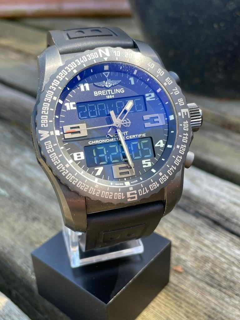 Breitling Cockpit B50 Night Mission, Handtassen en Accessoires, Horloges | Heren, Ophalen, Overige materialen, Breitling, Polshorloge