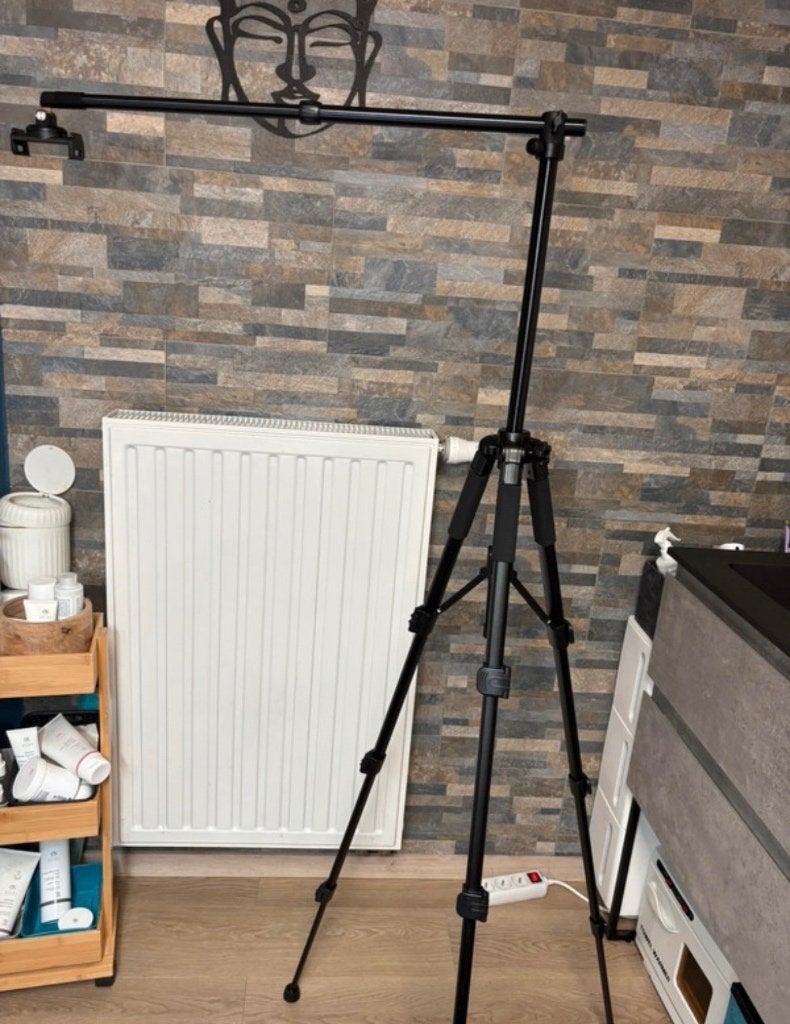 Trépied vidéo Elitehood PT-10 + lampe LED + pince Ulanzi, Audio, Tv en Foto, Inclusief draagtas, Nieuw, 150 tot 175 cm, Ophalen of Verzenden