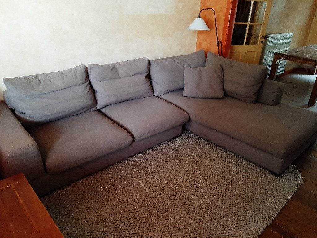 Hoekzetel, Huis en Inrichting, Zetels | Complete zithoeken, Ophalen, Gebruikt, Stof