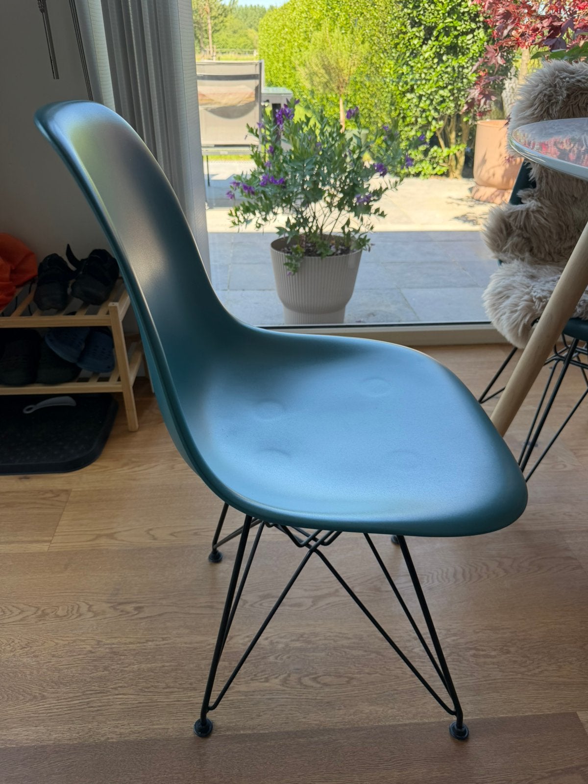 Designstoelen - Eames DSR - 4 stuks, Huis en Inrichting, Stoelen, Ophalen, Kunststof, Overige kleuren, Design