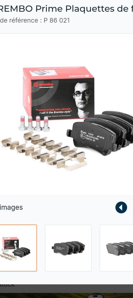 Plaquettes de freins, Autos : Pièces & Accessoires, Enlèvement, Neuf, Volvo