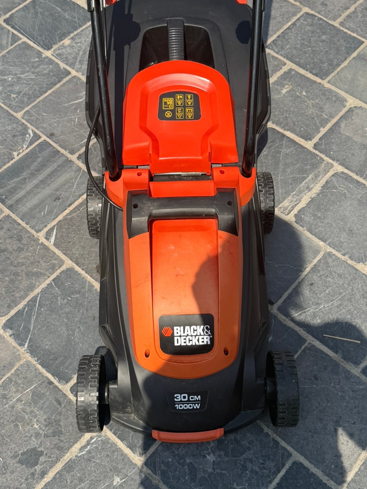 Tondeuse à gazon électrique Black+Decker 1000W, Jardin & Terrasse, Tondeuses à gazon, Comme neuf, Tondeuses à gazon électriques