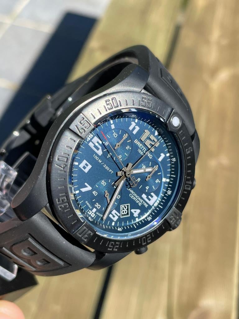 Breitling Chronospace Evo Night Mission, Handtassen en Accessoires, Horloges | Heren, Zo goed als nieuw, Polshorloge, Breitling