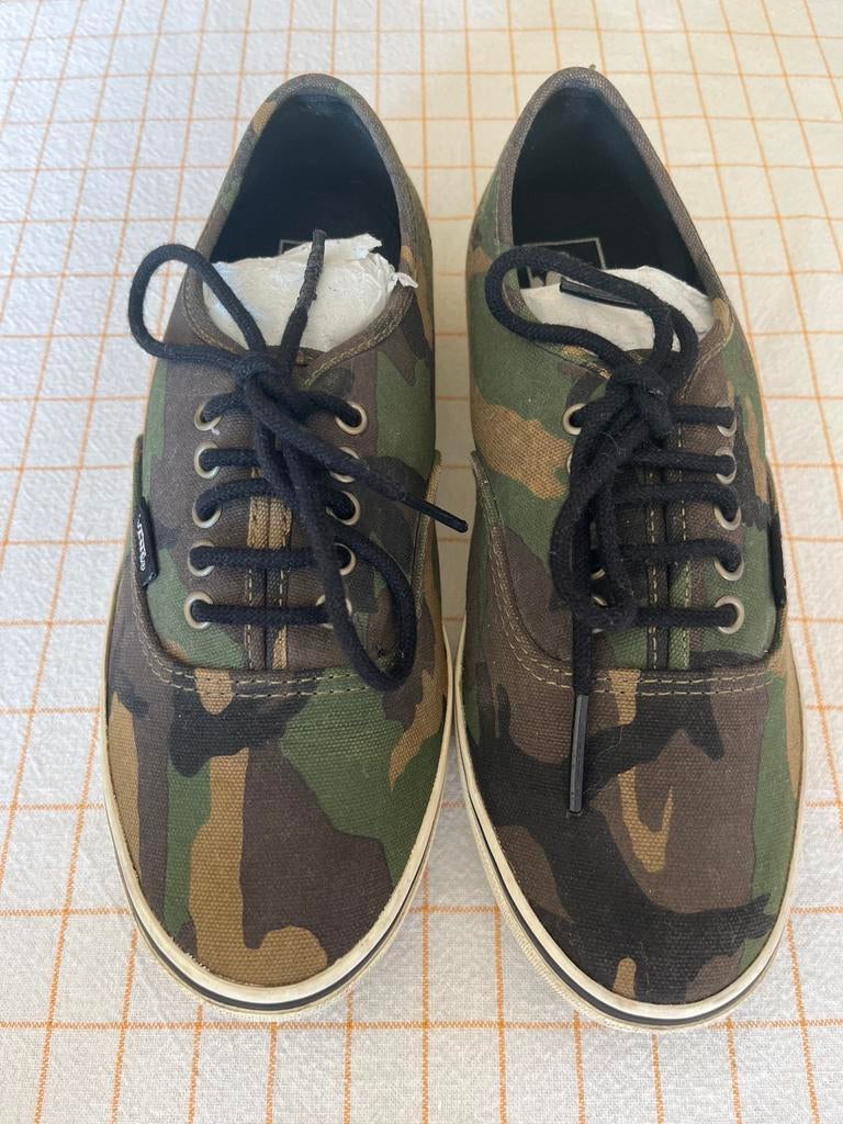 Vans camouflage sneakers – maat 37,5/38, Ophalen of Verzenden, Zo goed als nieuw, Jongen of Meisje, Schoenen
