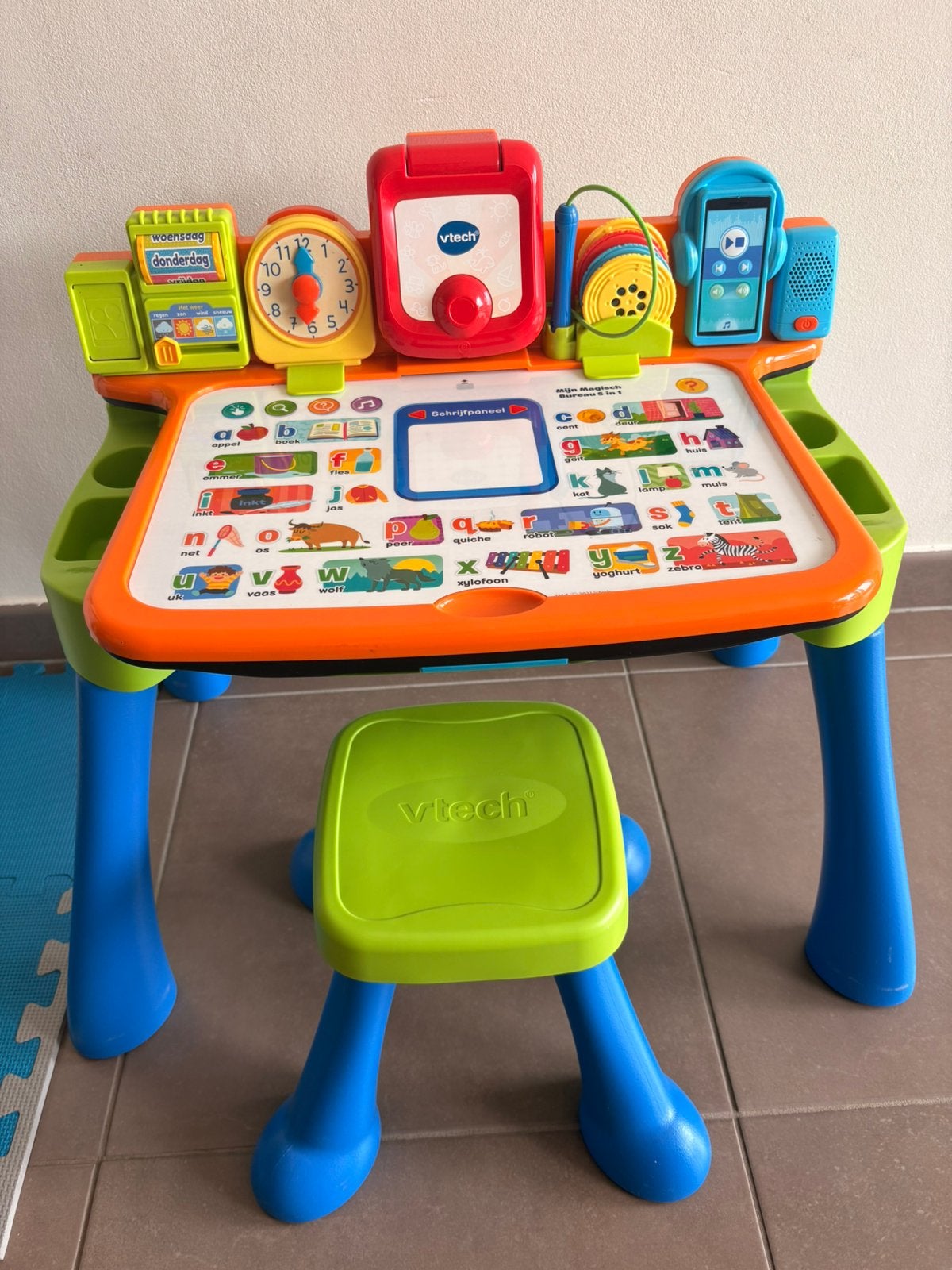 VTech Interactief Kindertafeltje / Bureau 5-in-1, Ophalen, Zo goed als nieuw
