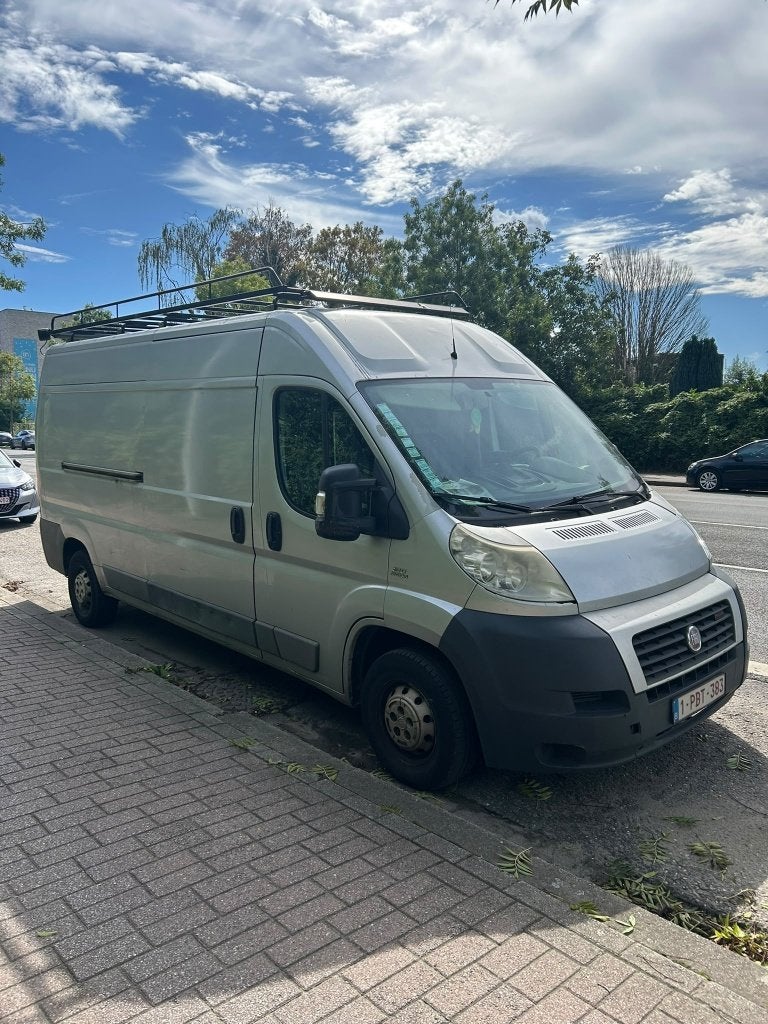 Fiat Ducato 3.0 Multijet (2012) – Lichte Vracht, Autos, 3 places, Boîte manuelle, Noir, Diesel
