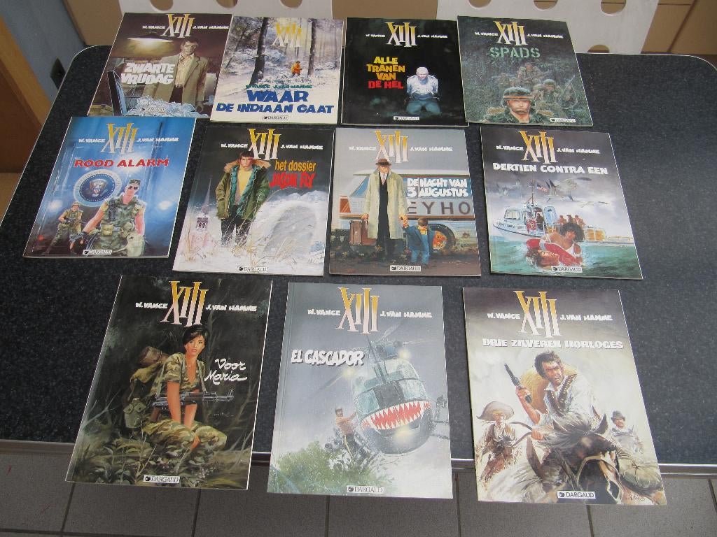 stripreeks XIII, Vance en van Hamme 11 stuks, gelezen, Boeken, Gelezen, Vance  Van Hamme, Ophalen of Verzenden, Meerdere stripboeken