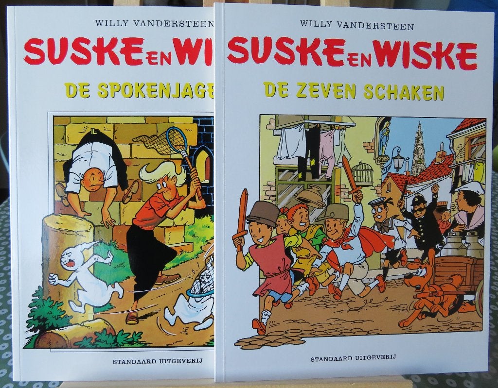Suske en Wiske 2 strips middelkerken wit., Ophalen of Verzenden, Nieuw