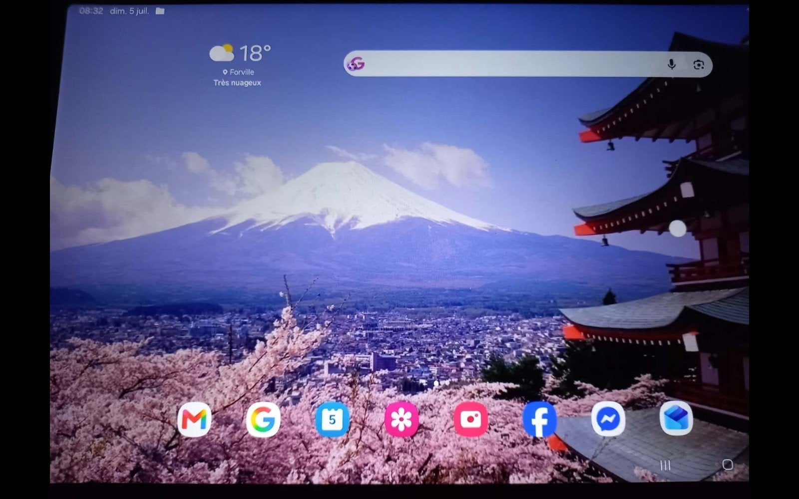 Tablette Samsung A8 Tab sx-200, Enlèvement