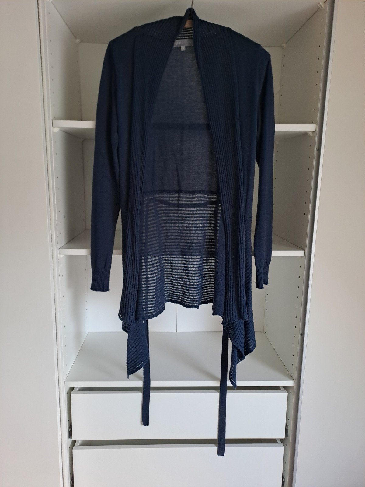 Mt M Donkerblauwe gilet met lint, Kleding | Dames, Truien en Vesten, Maat 38/40 (M), Blauw, JBC, Ophalen of Verzenden