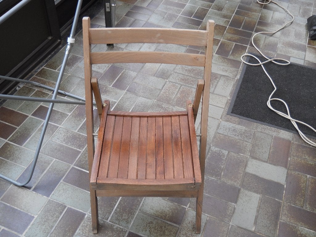 Houten klapstoelen, Ophalen, Gebruikt, Hout