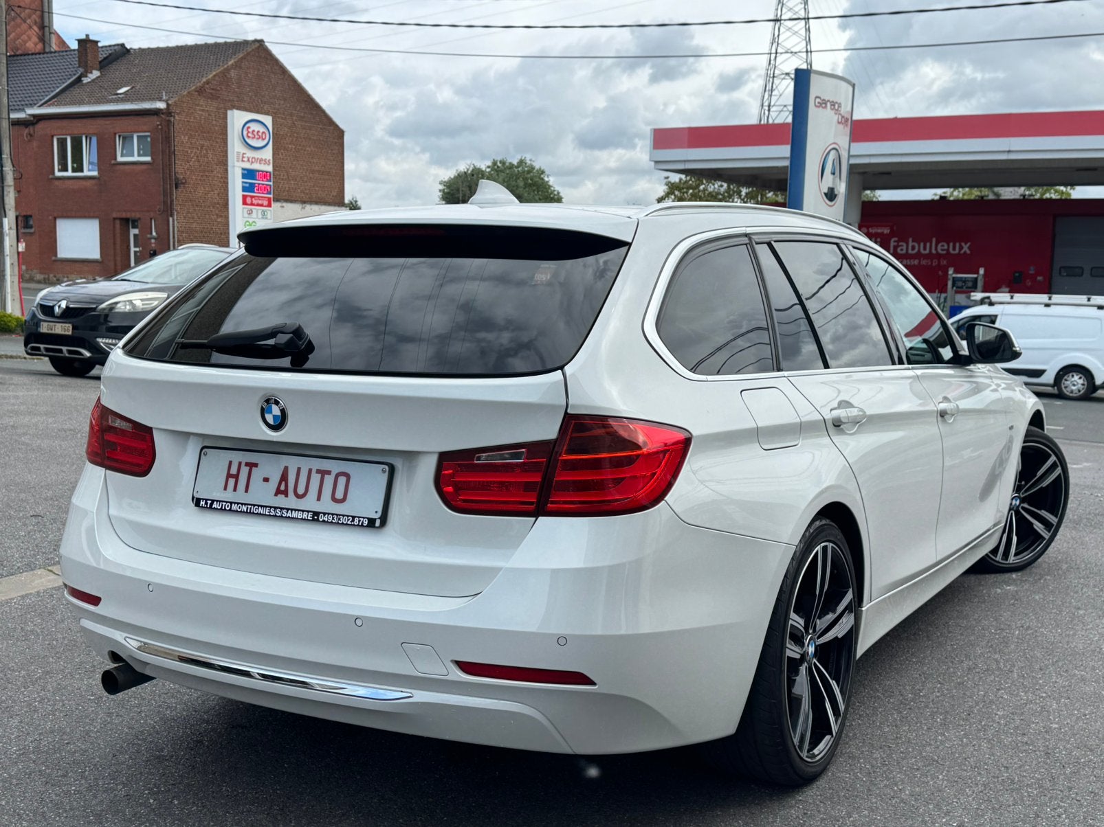 BMW 316 D Touring/Etat Neuf/Airco/Gps/Boite Auto, Autos, Cuir, Achat, Entreprise, Entretenue par le concessionnaire