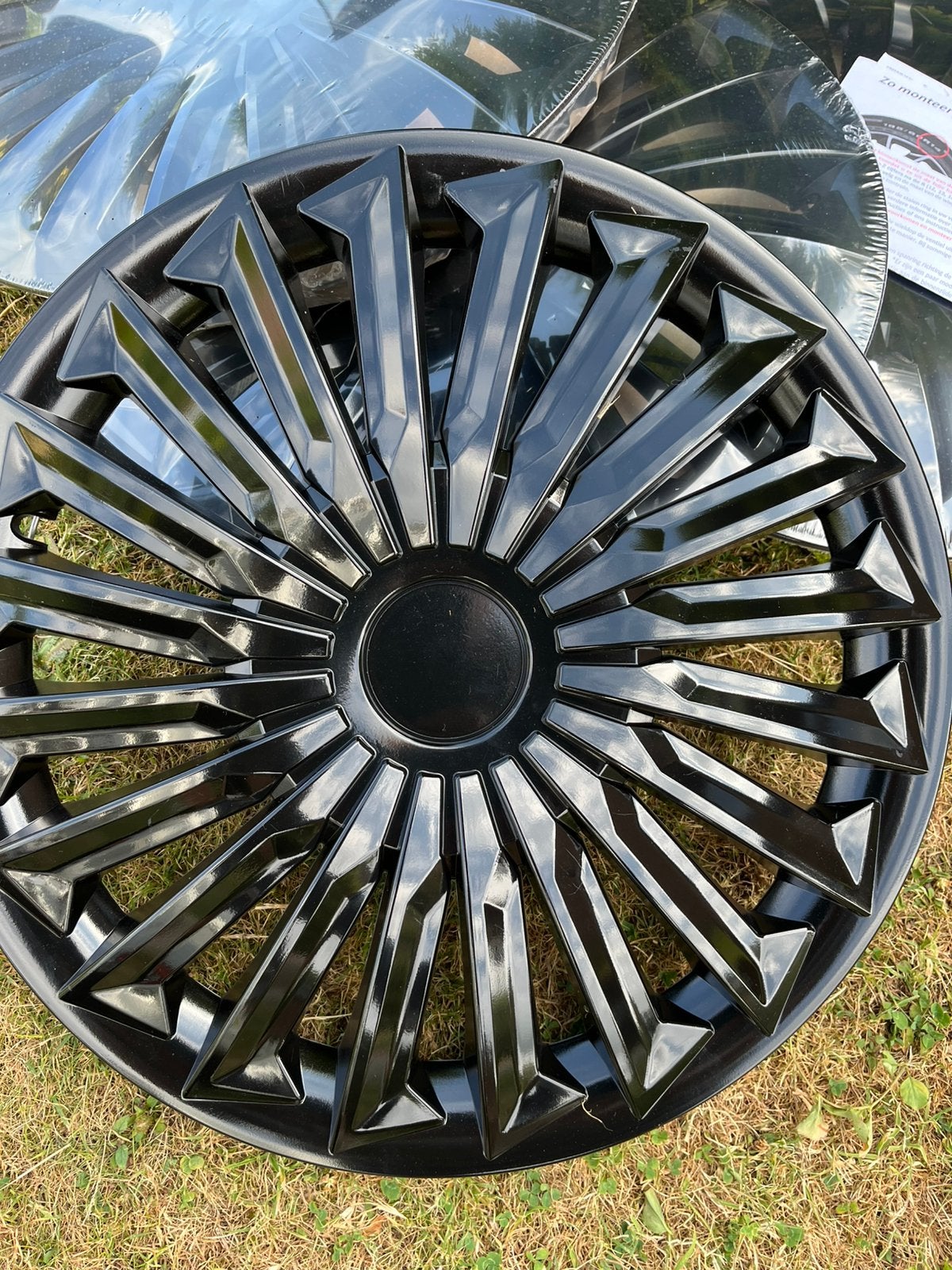Nieuwe zwarte wieldoppen 16 inch verkeerd gekocht, Auto diversen, Wieldoppen, Nieuw, Ophalen