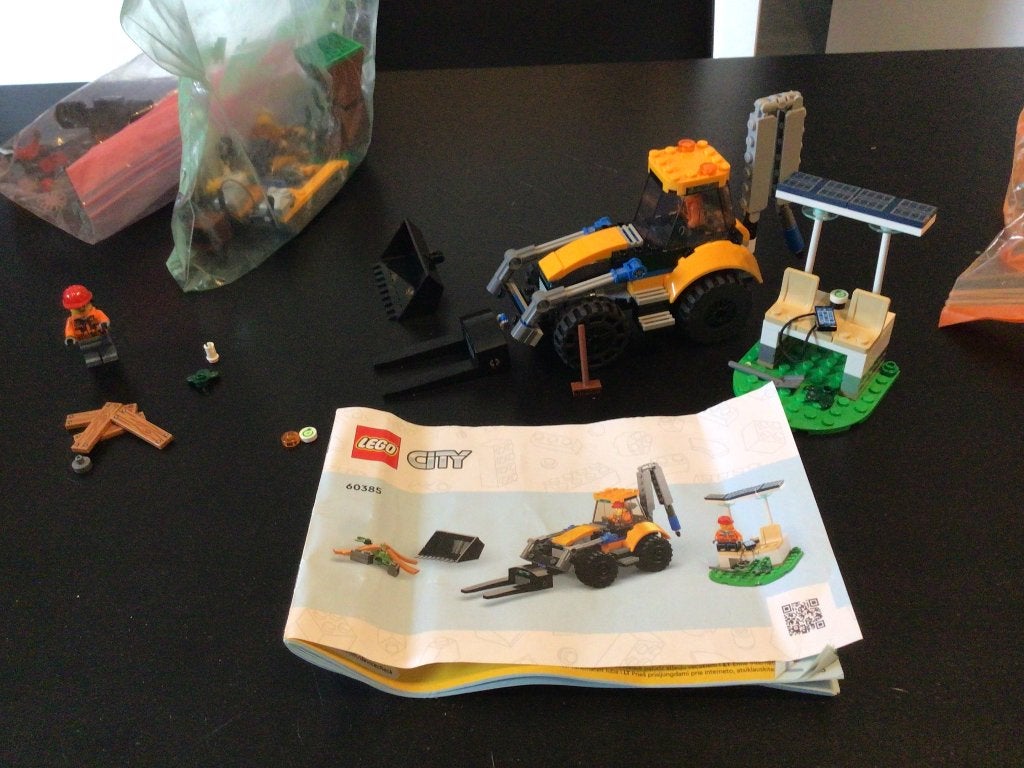 Lego city graafmachine 60385, Ophalen, City, Lego, Zo goed als nieuw