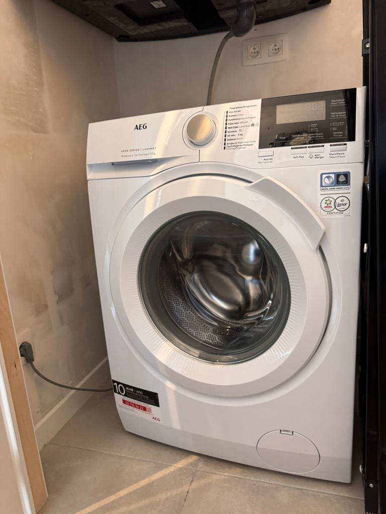 AEG Wasmachine L6FB7499V-goede staat, 6 tot 8 kg, Ophalen, Gebruikt