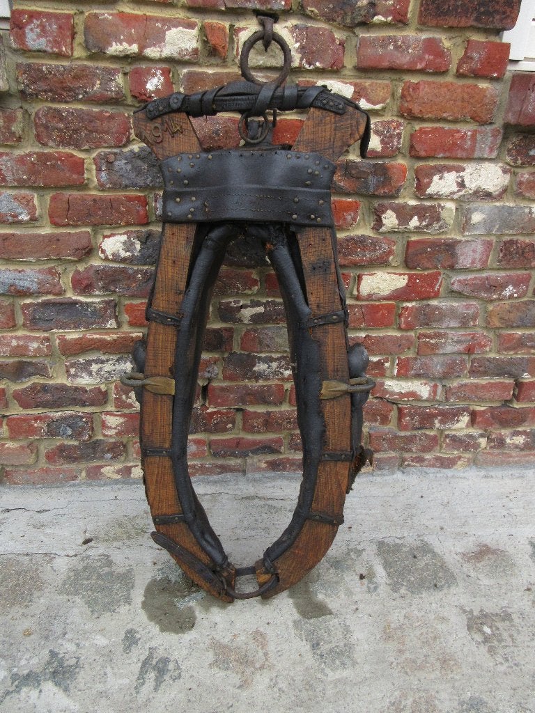 Oud paardengareel gareel voor paard zeer decoratief 1914, Ophalen, BR