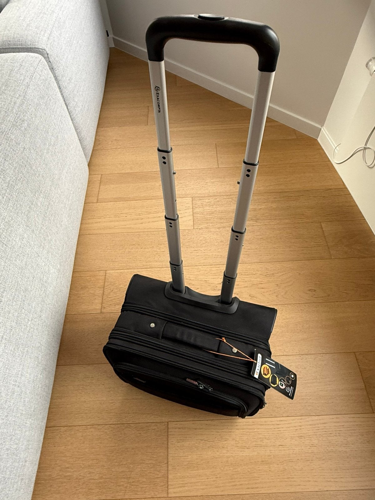 Trolley Exacompta Exactive nieuw in verpakking, Ophalen, Nieuw, Zwart, Trolleytas