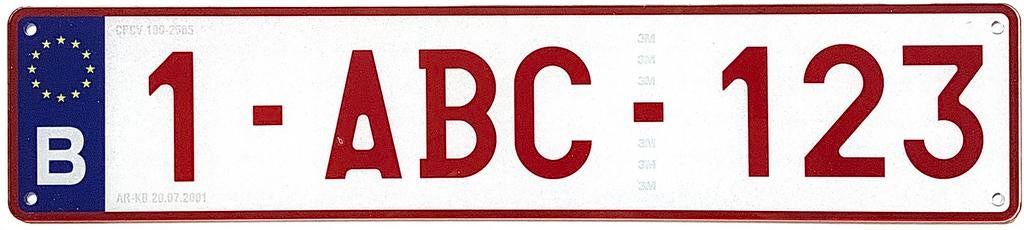 Plaque immatriculation PLEXI, Autos : Pièces & Accessoires, Autres pièces automobiles, Neuf, Enlèvement ou Envoi, ., Daihatsu