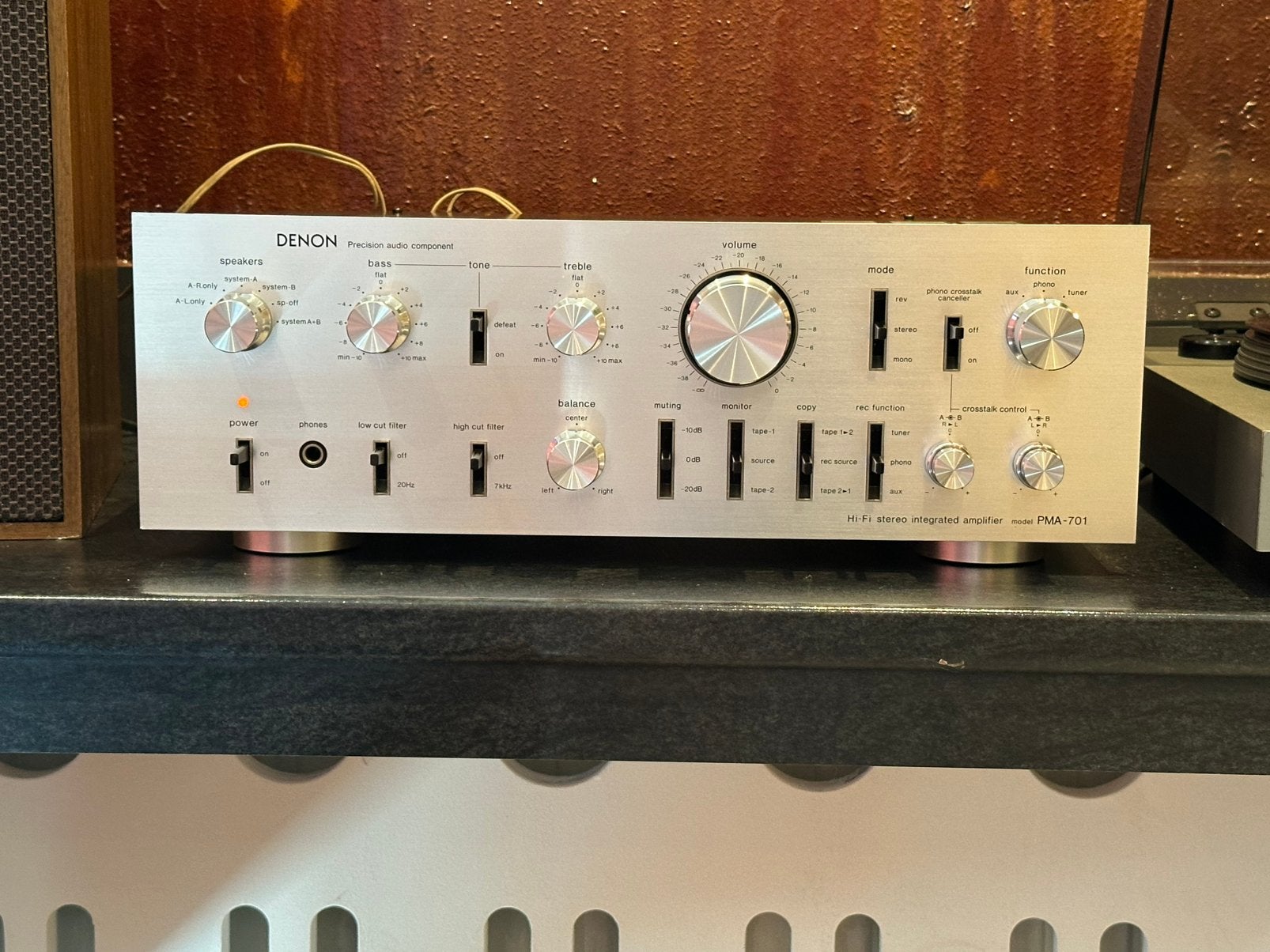 Denon PMA-701 topklasse versterker ge koop, Audio, Tv en Foto, Versterkers en Ontvangers, Ophalen, Denon, 60 tot 120 watt, Gebruikt