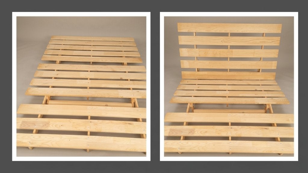IKEA futon van 140 x 200 cm met 2 matrassen, Ophalen, Wit, Tweepersoons, 140 cm