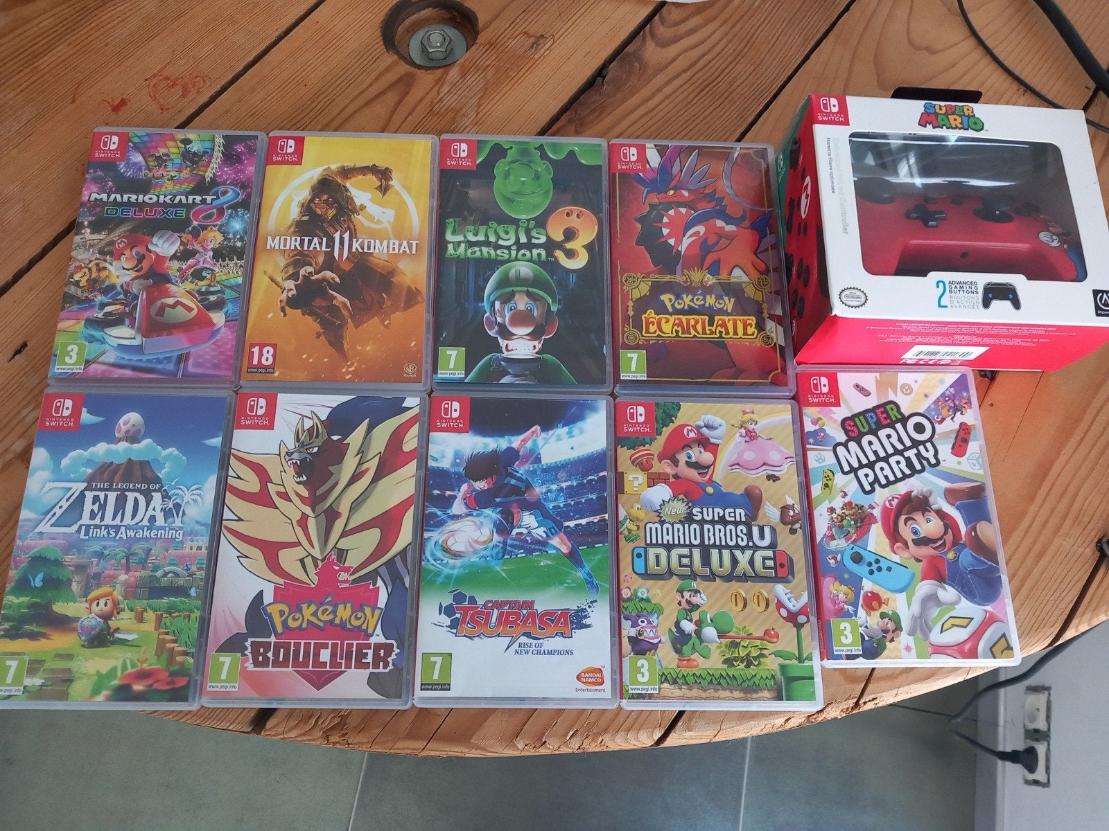 jeux switch + manette switch nintendo, Enlèvement ou Envoi