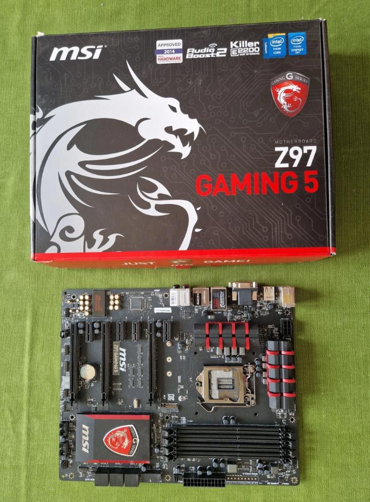 Carte mère ATX MSI Z97 Gaming 5 - LGA 1150 - DDR3, Informatique & Logiciels, Enlèvement ou Envoi, DDR3, Comme neuf, LGA 1150