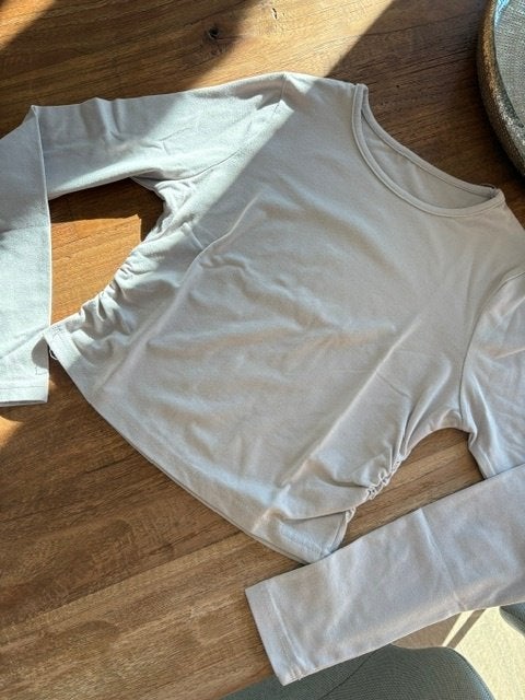 Longsleeve maat XS, Kleding | Dames, Beige, Ophalen of Verzenden, Zo goed als nieuw, Lange mouw