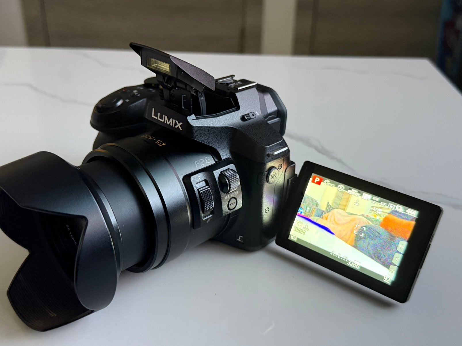 Lumix met alle toebehoren, Audio, Tv en Foto, Ophalen, Zo goed als nieuw, Oplader