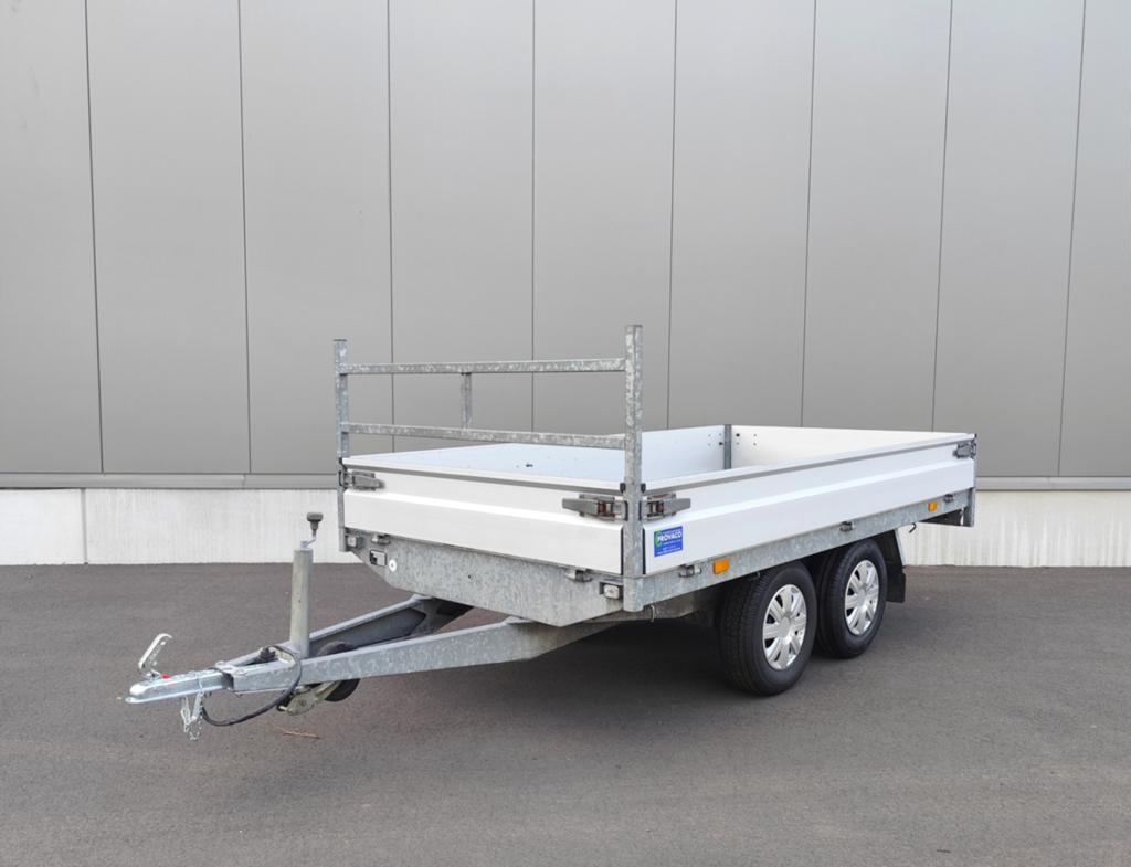 Ongeremde dubbelasser 750kg keuringsvrij, Ophalen
