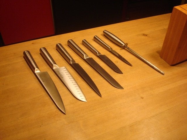 couteaux de cuisine, Maison & Meubles, Autres marques, Argent, Comme neuf, Enlèvement