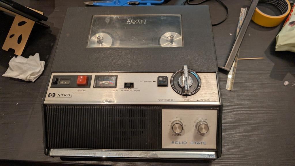 Magnétophone Nivico TR-561U, Enlèvement ou Envoi, Utilisé