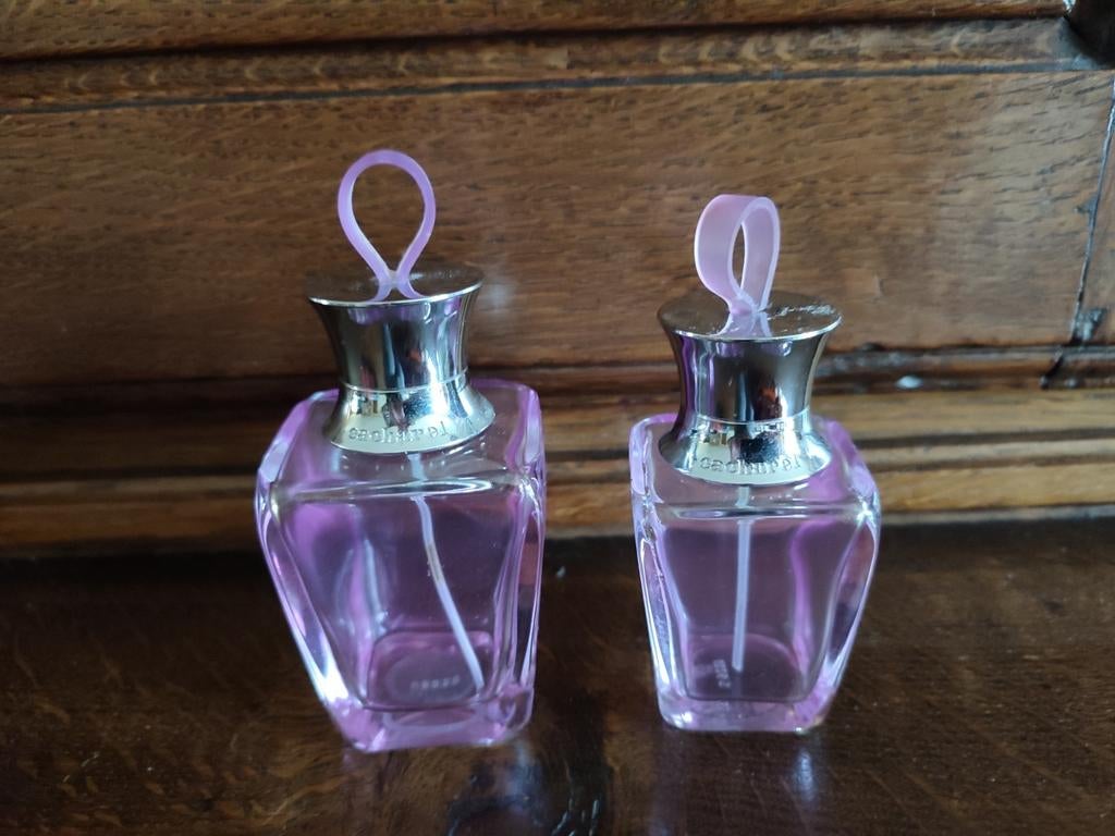 Bouteilles parfum Promesse Cacharel vides, Verzamelen, Ophalen of Verzenden