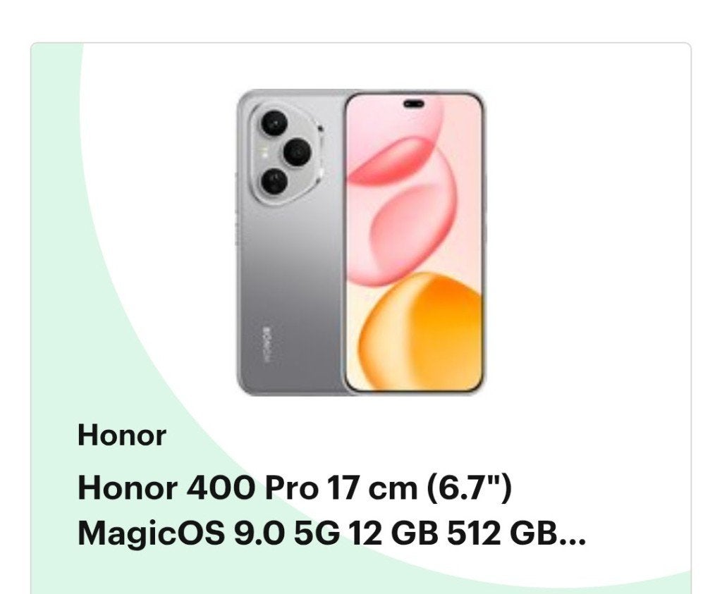 Honor 400 Pro 5G – 12 GB / 512 GB – Zo goed als nieuw, Télécoms, Téléphonie mobile | Apple iPhone, 512 GB, Comme neuf, Enlèvement