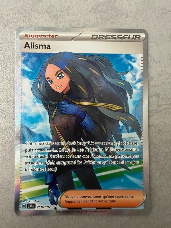 Alisma 218/197 FR (carte Pokémon), Hobby & Loisirs créatifs, Enlèvement ou Envoi, Comme neuf, Cartes en vrac