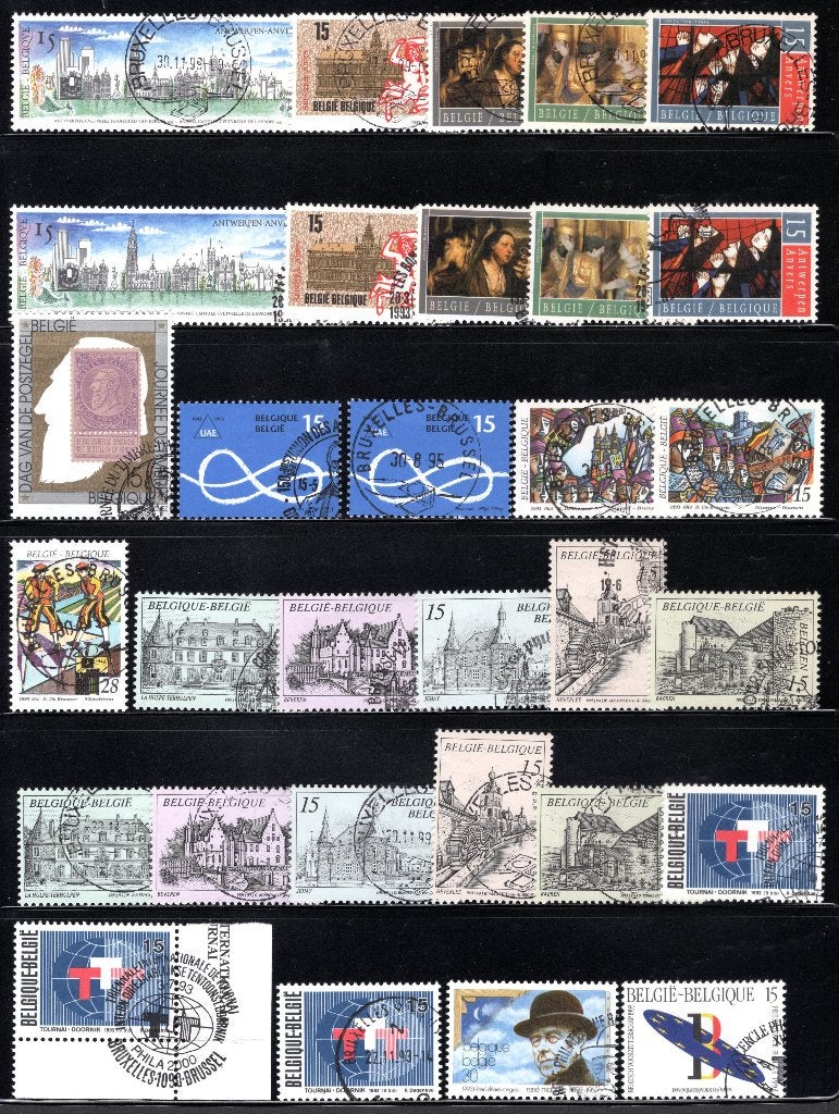 (B) année 1993 FDC MNH** 2495 - 2532, Timbres & Monnaies, Neuf, Affranchi, Oblitération 1er jour, Envoi