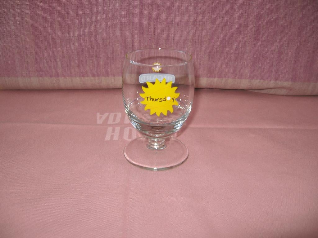 Ricard glas ballon reeks dagen Thursday., Verzamelen, Merken en Reclamevoorwerpen, Ophalen of Verzenden, Zo goed als nieuw, Gebruiksvoorwerp