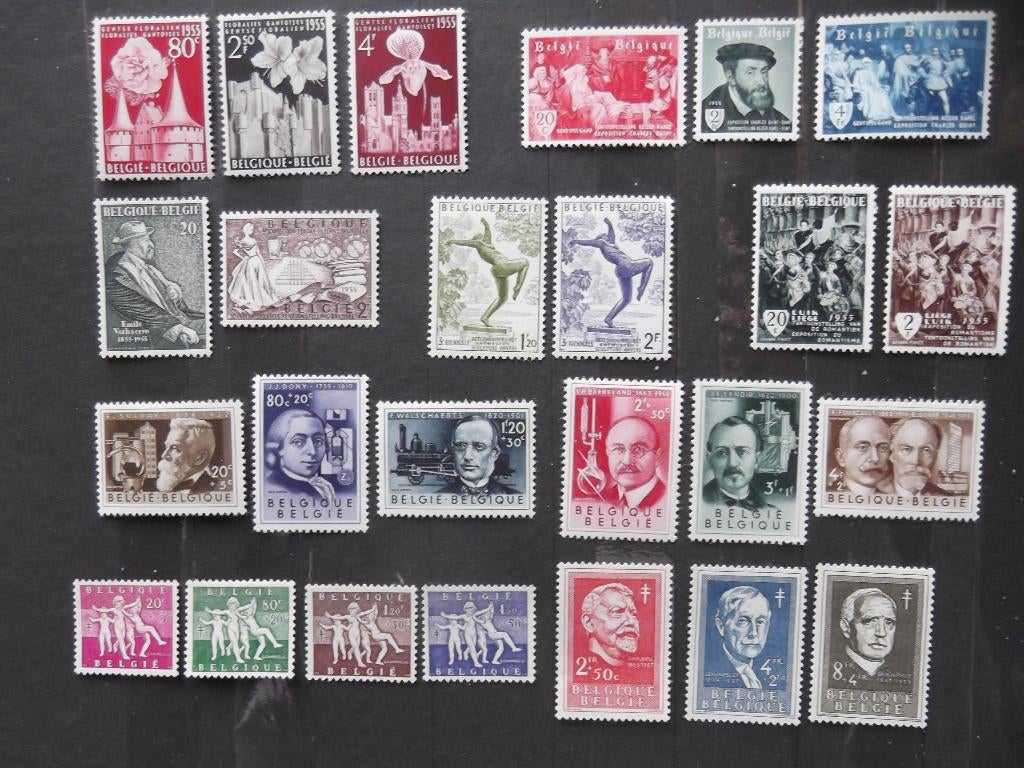 961-985 Jaar - Année 1955 MNH, Timbres & Monnaies, Enlèvement ou Envoi, Non oblitéré, Gomme originale