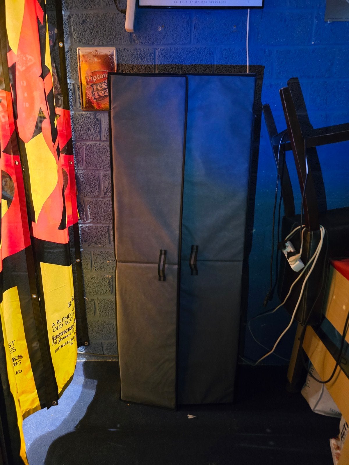 Armoire en tissu, Enlèvement