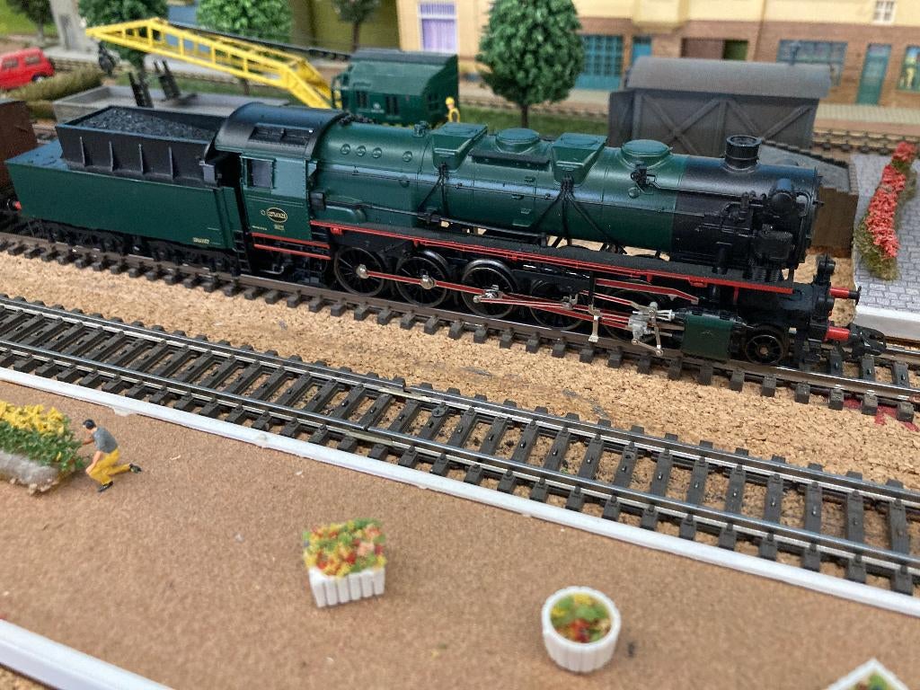 Märklin 37553 Locomotive à vapeur série 81 NMBS numérique, Enlèvement ou Envoi, Courant alternatif, Comme neuf, Locomotive