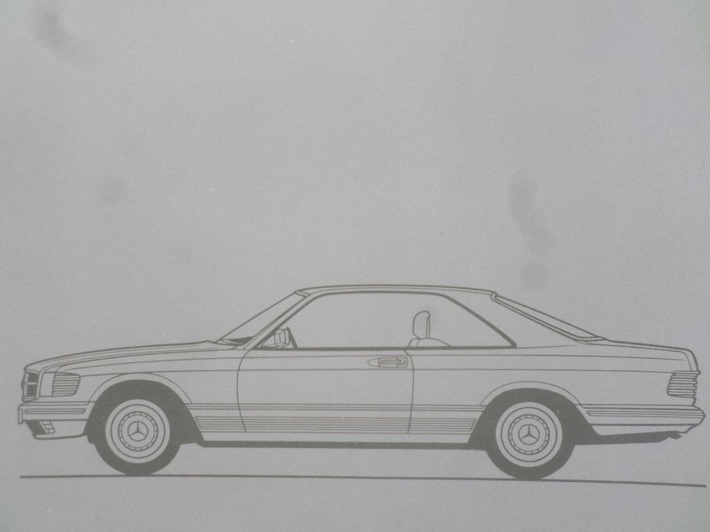 Mercedes 380 & 500 SEC 1981 Brochure, Ophalen of Verzenden, Mercedes