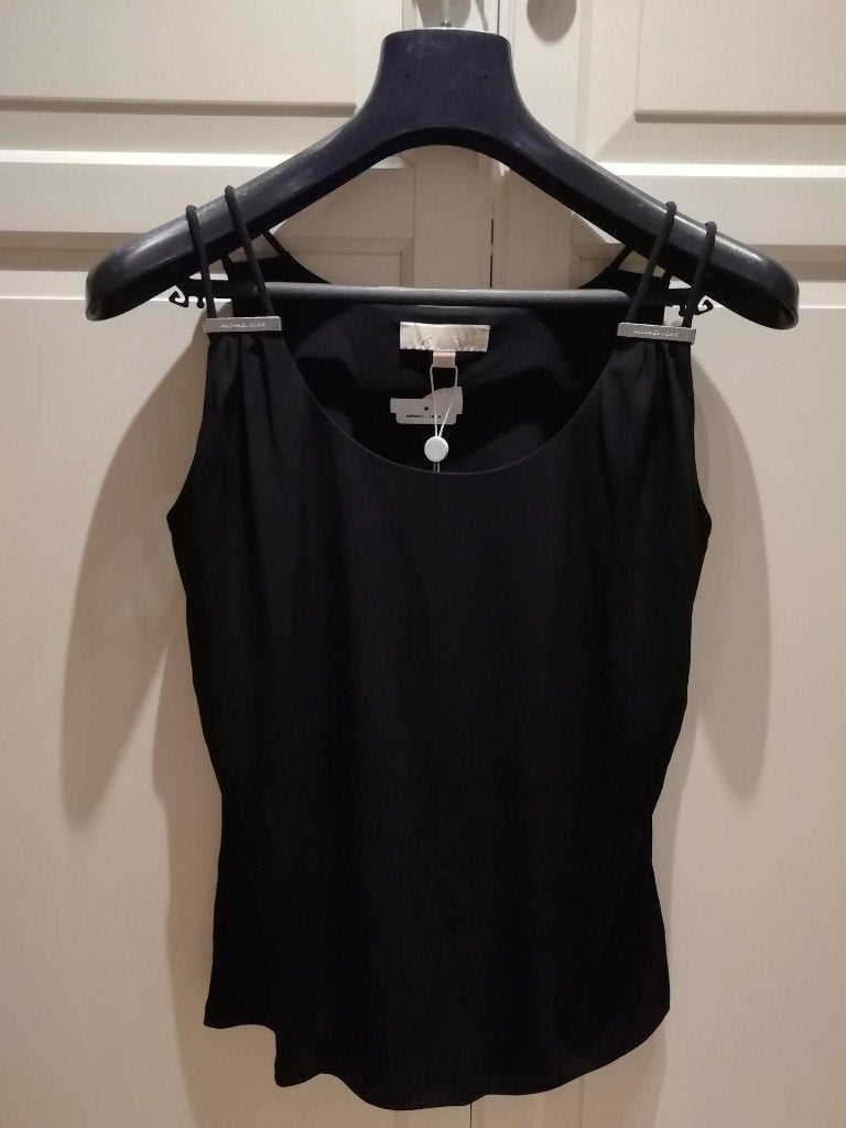 Michael Kors, toffe geklede NIEUWE zwarte top, met etiket, Kleding | Dames, Topjes, Michael Kors, Zwart, Maat 42/44 (L), Nieuw