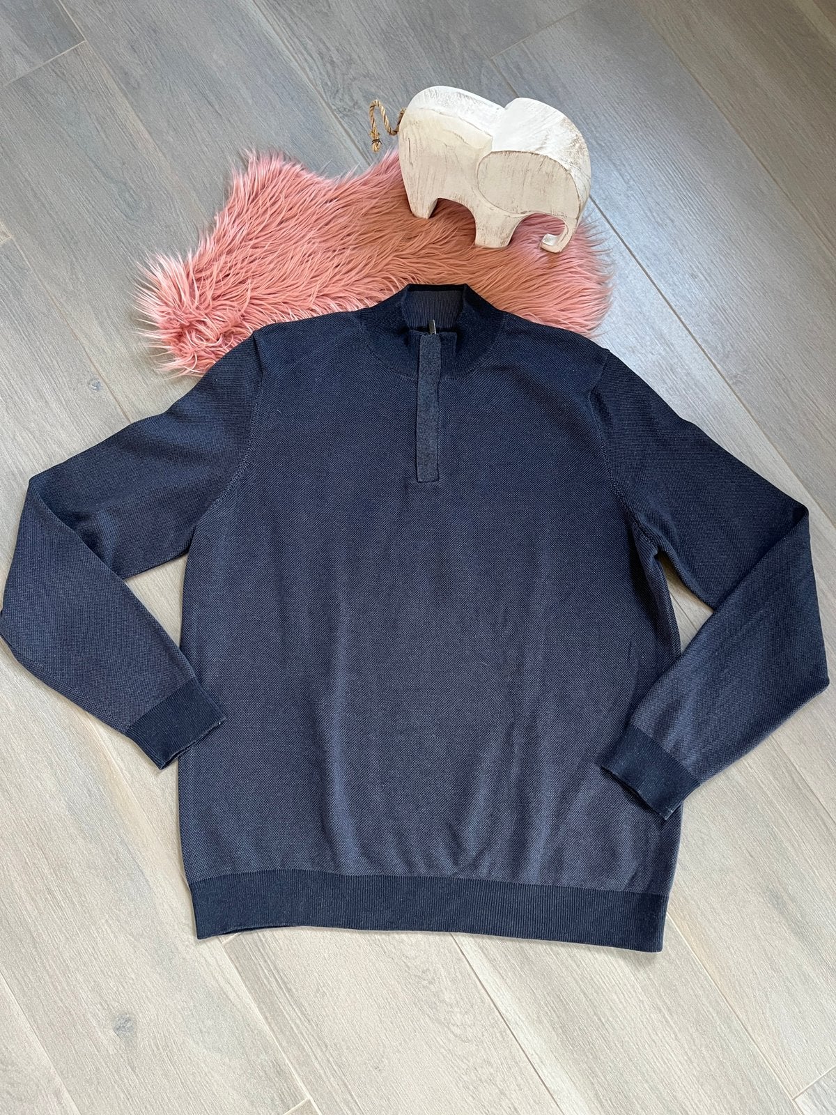 Donkerblauwe trui, Kleding | Heren, Truien en Vesten, Ophalen of Verzenden, Zo goed als nieuw