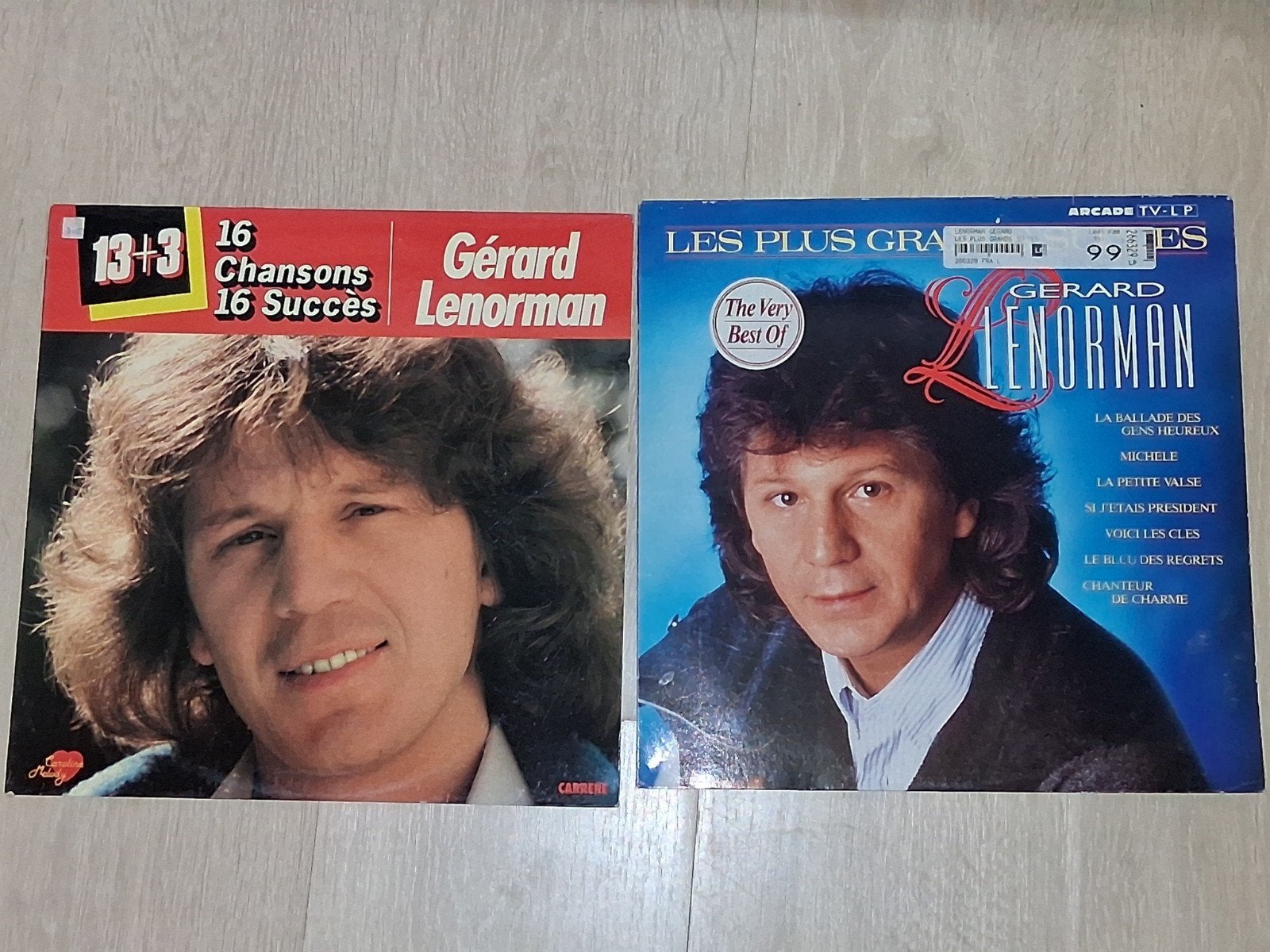 2 vinyl platen best of Gérard lenorman, LP, Overige genres, Ophalen of Verzenden, Zo goed als nieuw